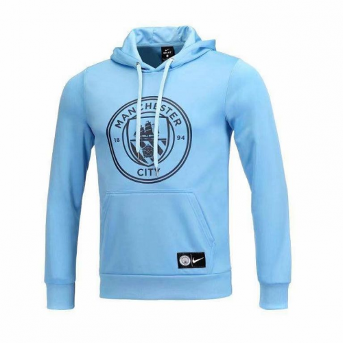 Manchester City 18/19 Hoodie Blue
